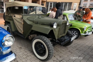 Charity exhibition of retro cars